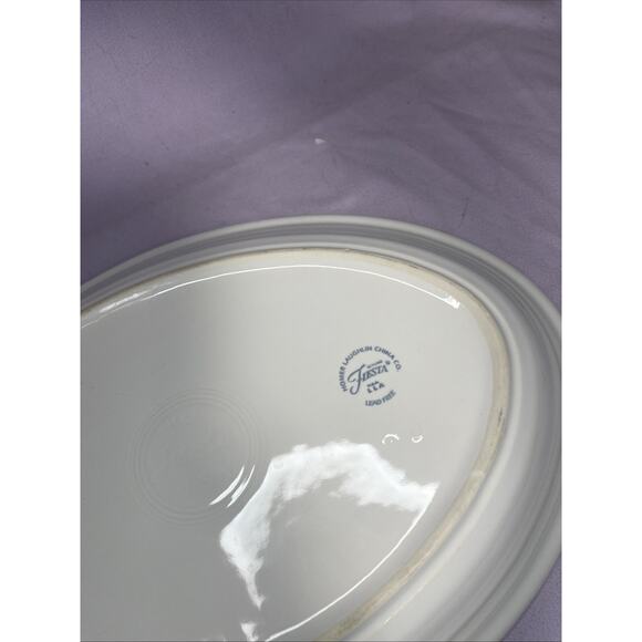 Homer Laughlin Fiesta® Original Ivory Large Oval 13" Platter - Picture 4 of 5